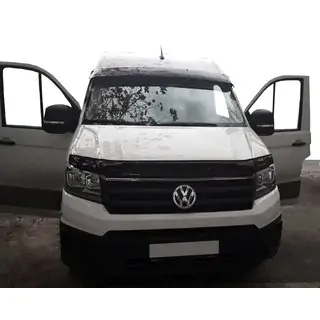 Voorruit winddeflector (zwart hoogglans, 5 mm) Volkswagen Crafter 2016– foto 1