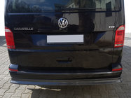 Volkswagen T6 2015–2024 Achterlip opzetstuk carbonlook (ABS) foto 1