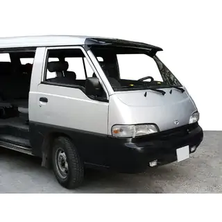 Voorruitvizier (zwart hoogglans, 5 mm) Hyundai H100 foto 1