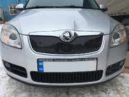 Skoda Fabia 2007–2014 Winterafdekking voor radiatorrooster (2007-2010, bovenste) foto 1