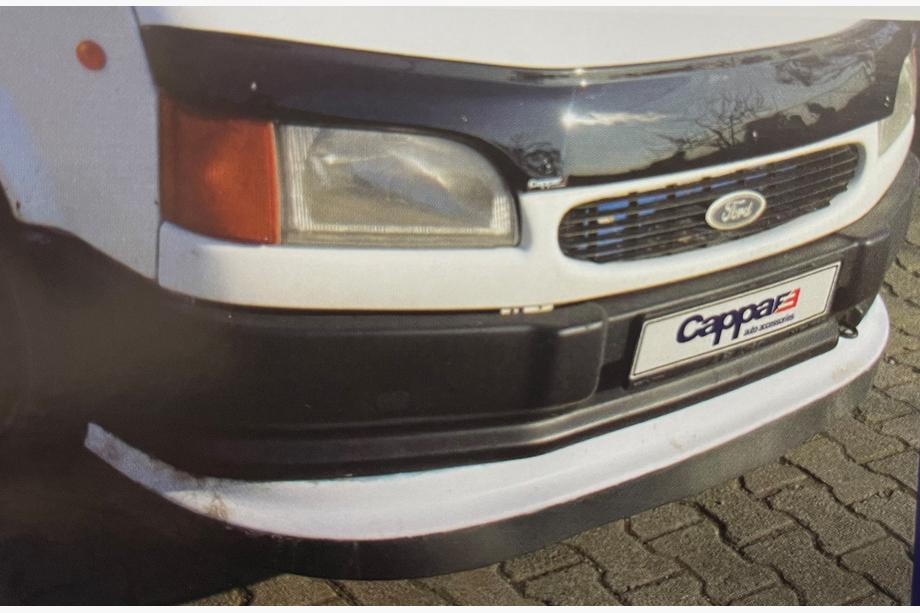 Ford Transit 1991–2000 Lipspoiler voor voorbumper (zwart) Image