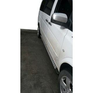 Zijsteps Dot-line (2 st., aluminium) Mercedes Vito W639 2004–2014