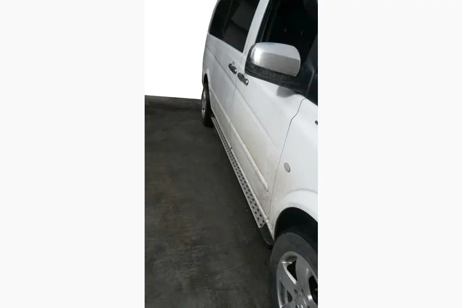 Mercedes Vito W639 2004–2014 Zijsteps Dot-line (2 st., aluminium) Image