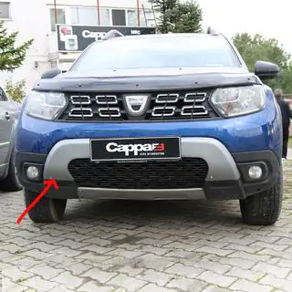 Bovenste voorbumper lipspoiler (ABS, grijs) Dacia Duster 2018–2024 foto 1
