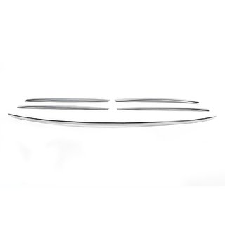 Chroom sierstrips voor de rand van de radiateurgrille (2002-2006, 5-delig, RVS) Mercedes Sprinter W901/902/903/904/905 1995–2006 foto 2