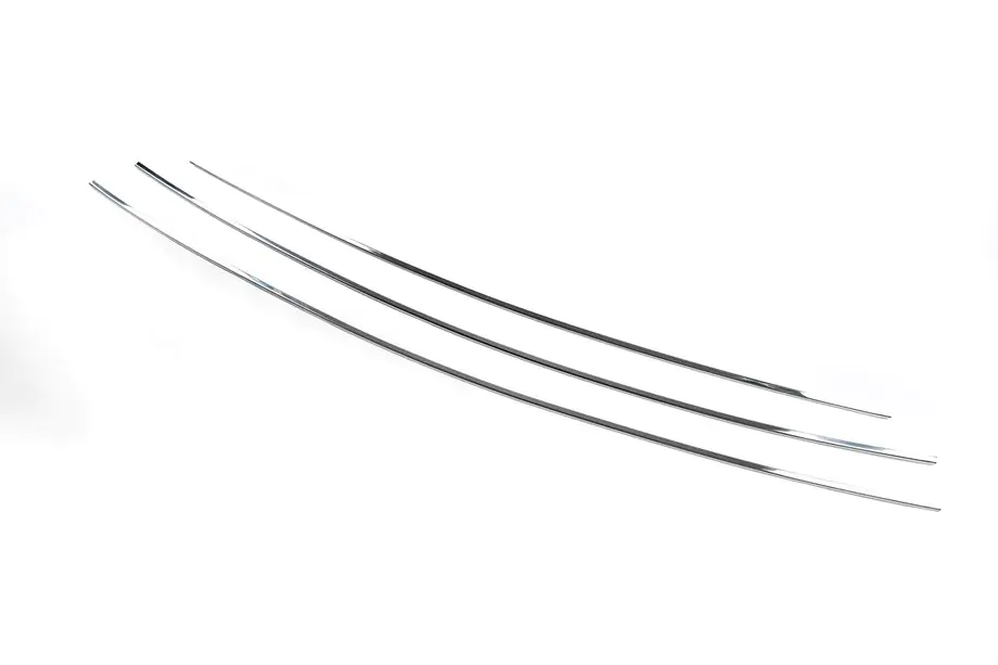 Peugeot 407 2004–2011 Sierlijsten voor grille (3 stuks, RVS) Foto 2