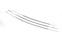 Peugeot 407 2004–2011 Sierlijsten voor grille (3 stuks, RVS) OmsaLine - Italiaans roestvrij staal foto 2