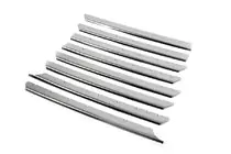 Volkswagen T4 Transporter 1990–2003 Grille sierlijsten rechte motorkap (8 stuks, RVS) foto 2