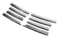 Volkswagen Sharan 1995–2010 RVS grillelijsten Bouwjaar 2000-2008, 8 strips foto 2