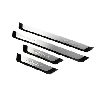 OmsaLine instaplijsten (set van 4, RVS)