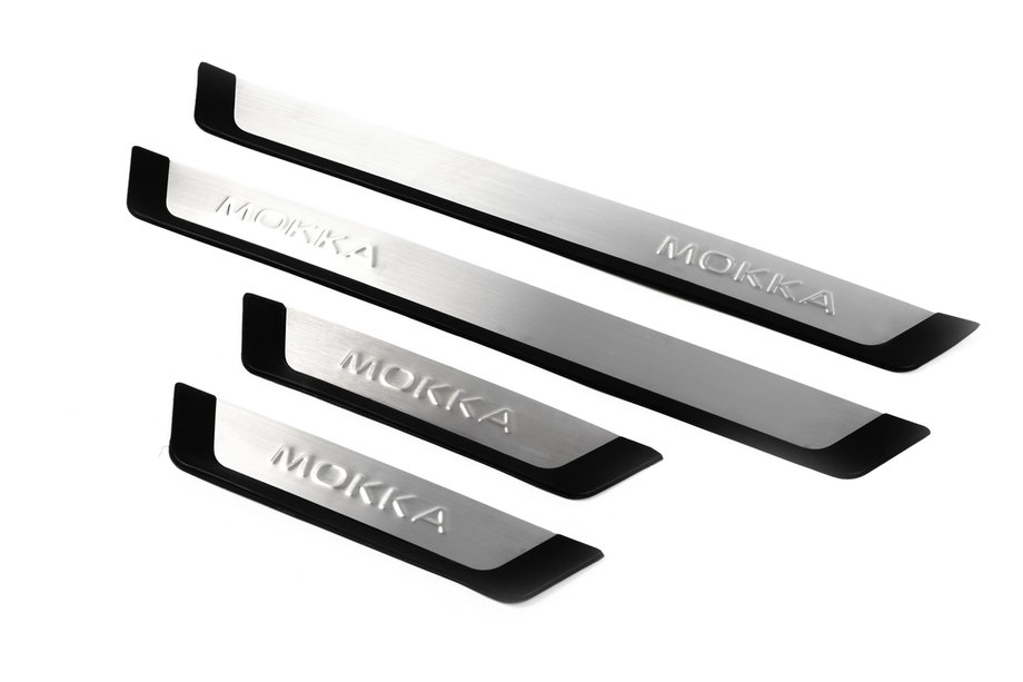 Opel Mokka 2012–2021 OmsaLine instaplijsten (set van 4, RVS) Image