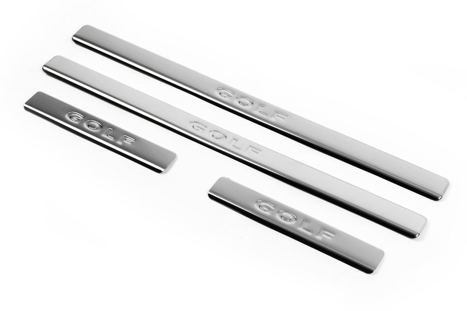 Volkswagen Golf 7/E-Golf 2012–2020 OmsaLine V1 instaplijsten (set van 4, RVS) Image