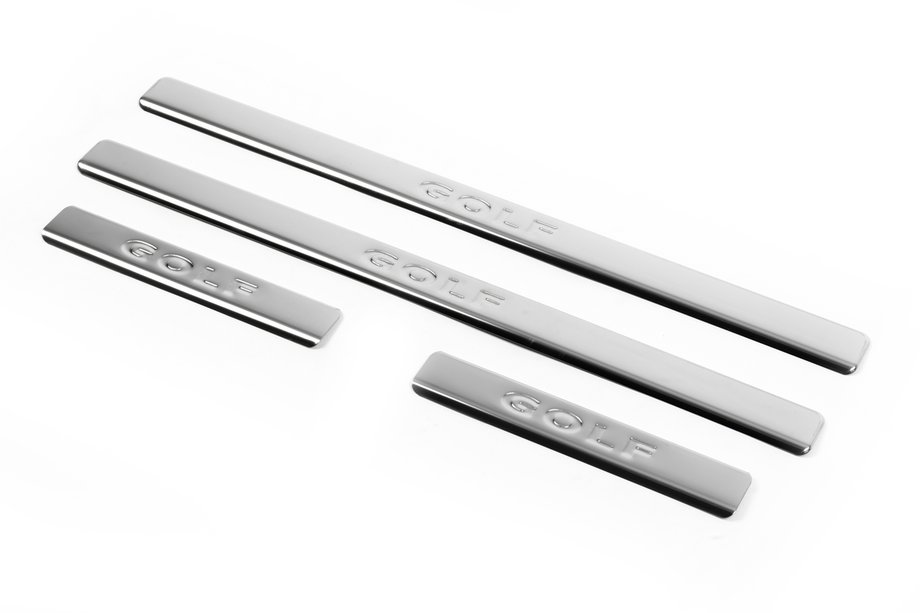 Volkswagen Golf Plus 2004–2014 OmsaLine dorpellijsten RVS (set van 4) Image