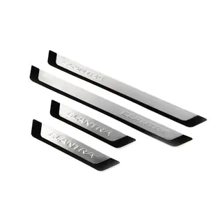 Dorpellijst set (4 stuks, RVS)