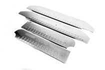 Mercedes Vito W639 2004–2014 Interieur instaplijsten (OmsaLine) Set van 4 stuks, OmsaLine - Italiaans roestvrij staal foto 1