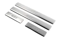 Peugeot 407 2004–2011 RVS instaplijsten (Omsa, 4 stuks) foto 1