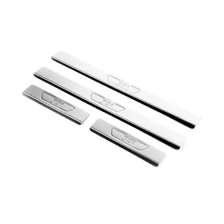 OmsaLine instaplijsten (set van 4, RVS)