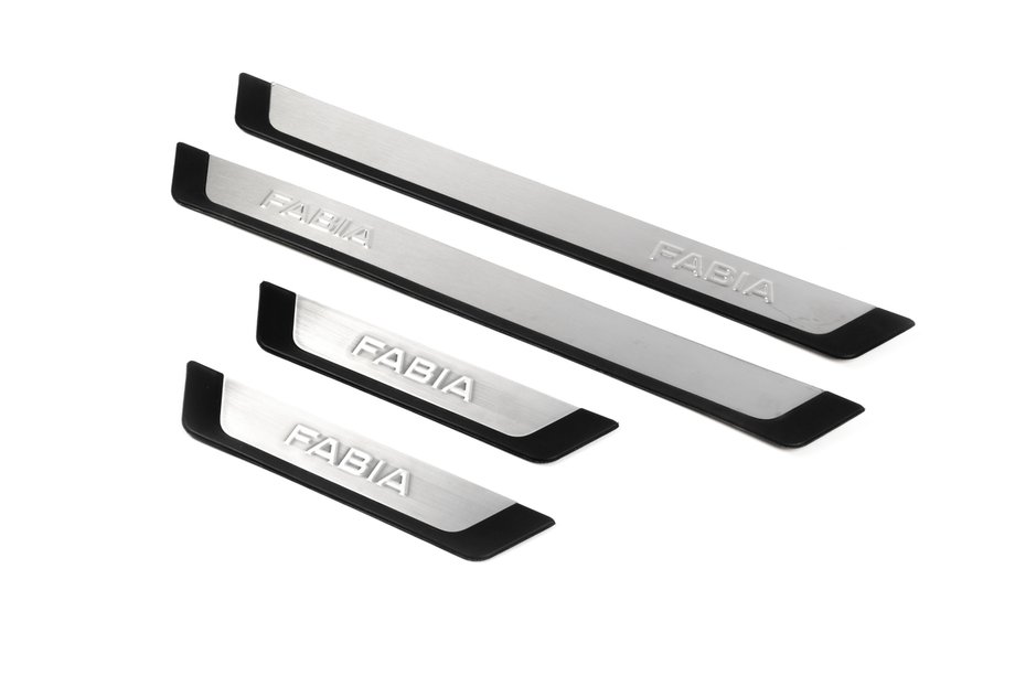 Skoda Fabia 2014–2021 OmsaLine-Flexill dorpellijsten (4 stuks) Image
