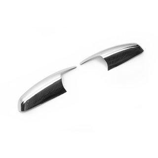 Spiegelkappen (2 stuks, RVS) Hyundai Santa Fe 2 2006–2012 foto 3