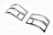 Volkswagen T4 Transporter 1990–2003 RVS remlichtcovers (set van 2) Carmos - Turks staal foto 2