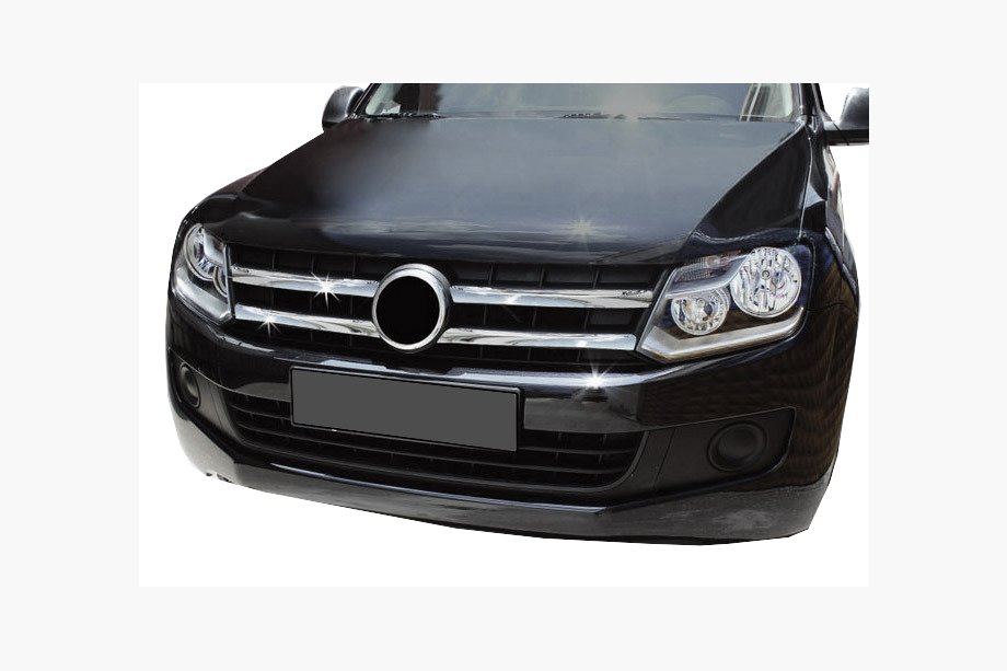 Volkswagen Amarok 2010–2022 Grille strips 2010-2016 (brede strips, 4 stuks, RVS) Image
