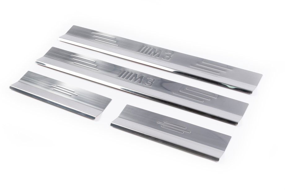 BMW 3 Serie E36 1990–2000 Chromen dorpellijsten (4 stuks, Carmos) Image