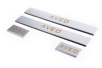Chevrolet Aveo T300 2011–2020 Carmos V1 instaplijsten (4 stuks, RVS) foto 1