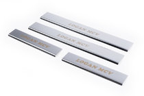 Renault Logan MCV 2013–2022 Carmos V1 RVS instaplijsten (set 4 stuks) foto 3