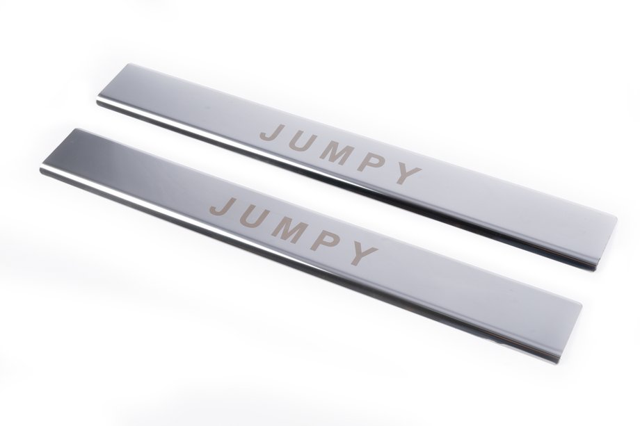 Citroen Jumpy 2007–2017 Instaplijsten (set van 2 stuks, staal, Carmos) Foto 1