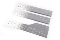 Fiat Doblo II 2010–2022 Carmos instaplijsten interieur (RVS) 3 stuks, Carmos - Turks roestvrij staal foto 1