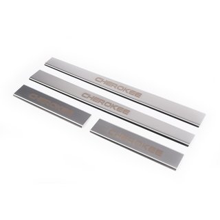 Carmos V1 RVS instaplijsten (set 4 stuks) Jeep Cherokee/Liberty 2007–2013 foto 1