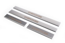 Jeep Grand Cherokee WK 2004–2010 Carmos dorpellijsten (set 4 stuks, RVS) foto 1
