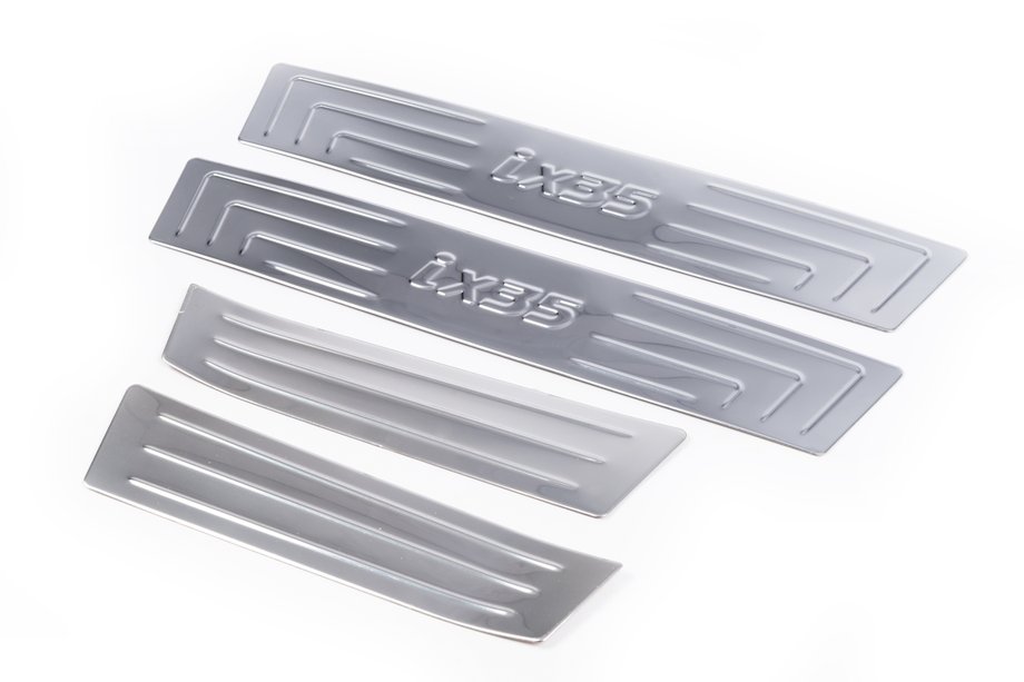 Hyundai IX-35 2010–2015 Carmos V1 RVS instaplijsten (set 4 stuks) Image