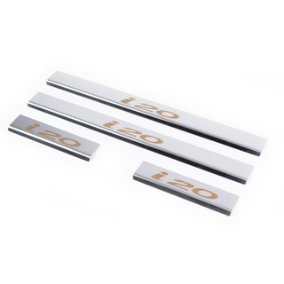 Carmos V1 RVS instaplijsten (set 4 stuks) Hyundai I-20 2008–2012 foto 1