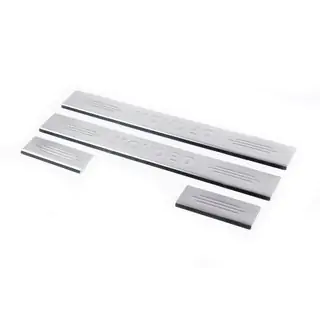 CARMOS instaplijsten (4 stuks, RVS)