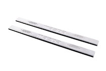 Mazda 2 2007–2014 Carmos RVS dorpellijsten V-1 Set van 2 instaplijsten V-1 foto 1