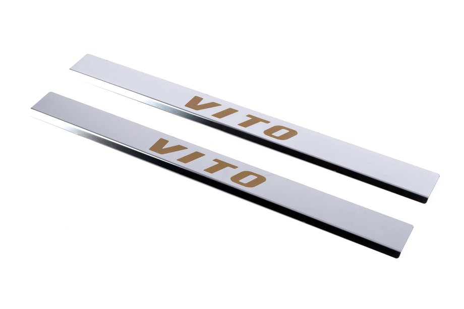 Mercedes Vito/V-klasse W447 2014– VIP-style instaplijsten (2 stuks, staal) Image