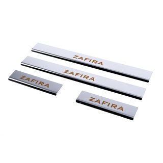 Carmos instaplijsten (4 stuks, RVS) Opel Zafira C Tourer 2011–2019 foto 1