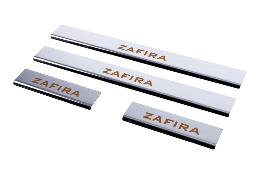Opel Zafira C Tourer 2011–2019 Carmos instaplijsten (4 stuks, RVS) Image
