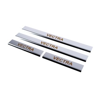 Carmos dorpellijsten (set 4 stuks, RVS)