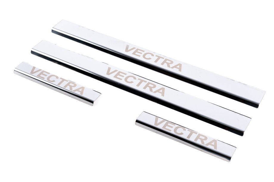 Opel Vectra C 2002–2008 Instaplijsten (Carmos, set van 4, staal) Image