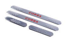 Opel Corsa C 2000–2006 Carmos V1 RVS instaplijsten (set 4 stuks) foto 1