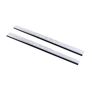 Carmos instaplijsten (2 stuks, RVS)