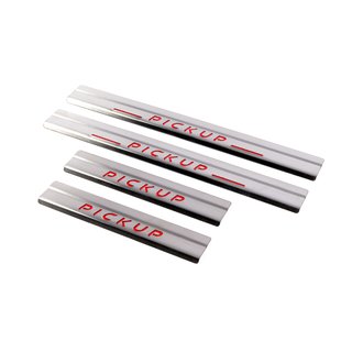 Carmos V1 RVS instaplijsten (set 4 stuks)