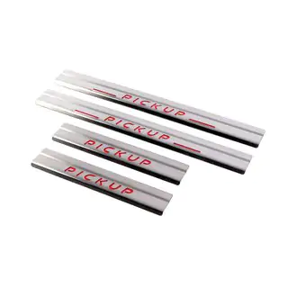 Carmos V1 RVS instaplijsten (set 4 stuks)
