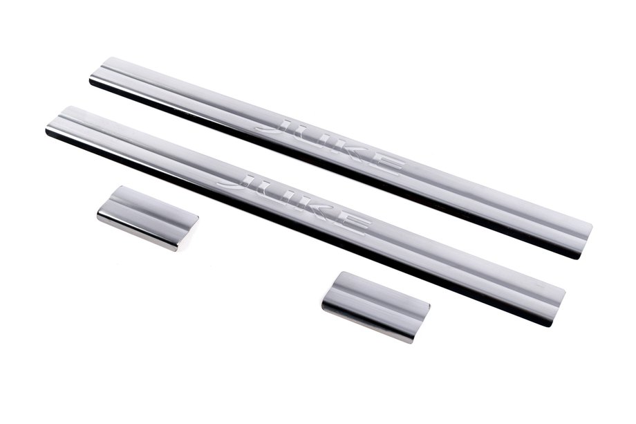 Nissan Juke 2010–2019 Carmos dorpellijsten (set 4 stuks, RVS) Image