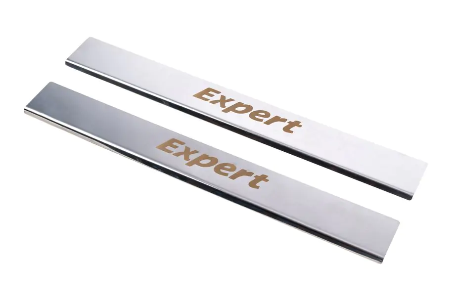 Peugeot Expert 2007–2016 Instaplijsten (Carmos, 2 stuks, RVS) Foto 1