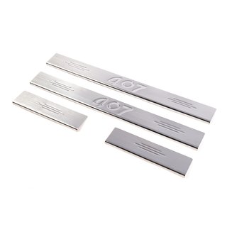 Instaplijsten (Carmos V2, 4 stuks, roestvrij staal) Peugeot 407 2004–2011 foto 1