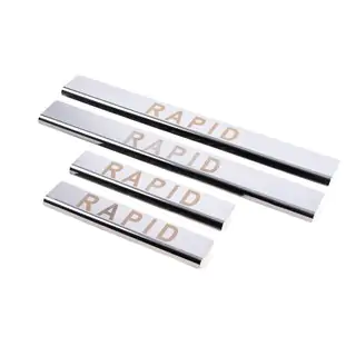 Carmos V1 RVS instaplijsten (set 4 stuks)