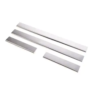 Carmos dorpellijsten (set 4 stuks, RVS)